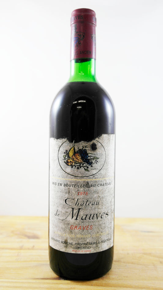 Vin Année 1975 Château de Mauves