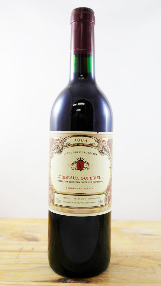 Vin Année 2004 Bordeaux Supérieur J.Franck