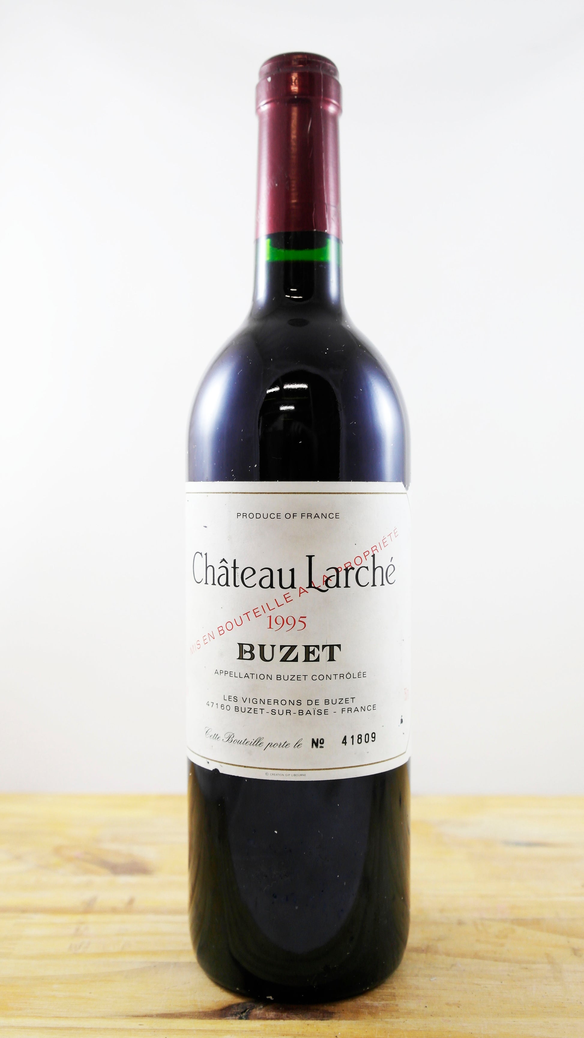 Vin Année 1995 Château Larché