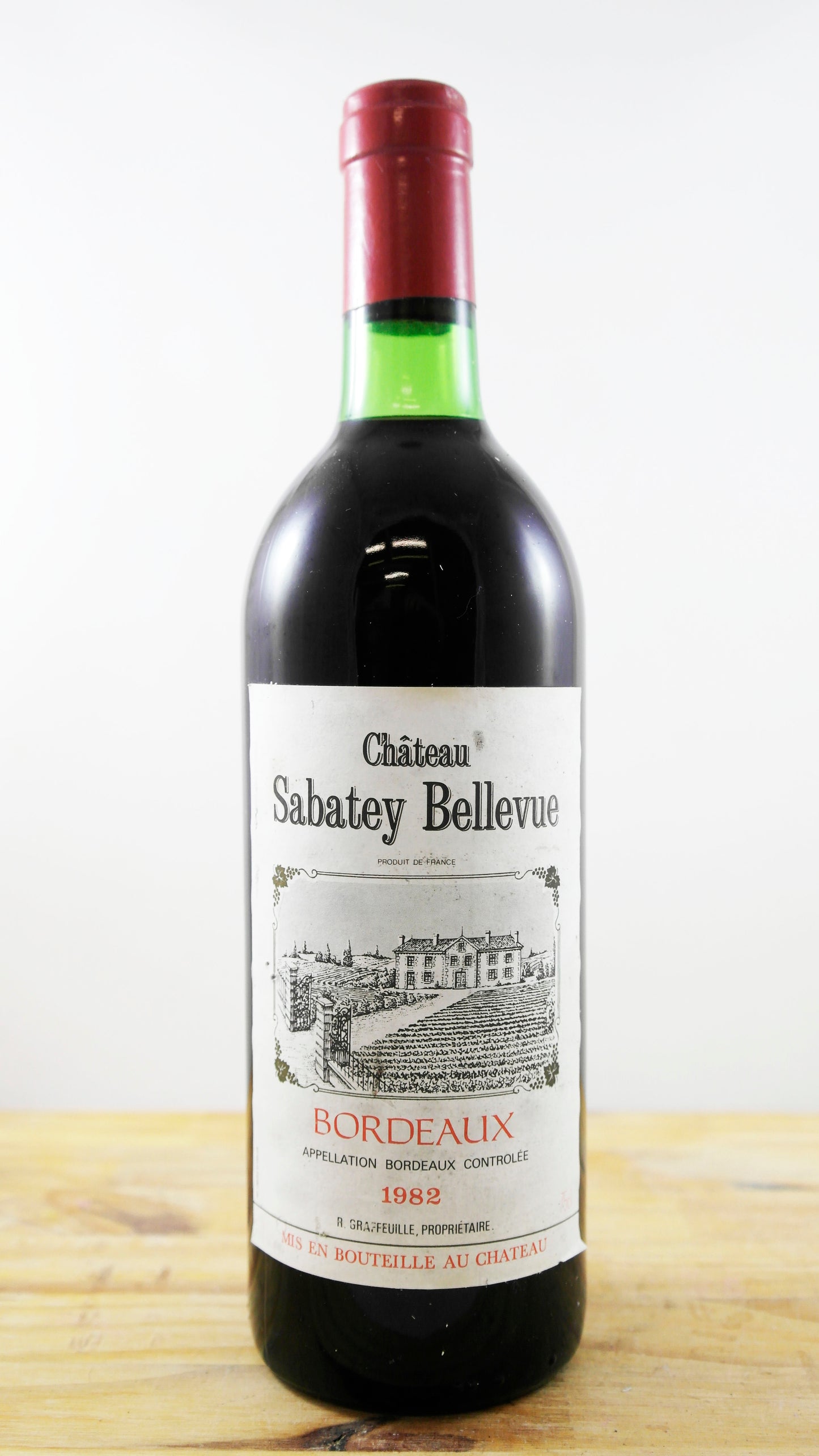 Vin Année 1982 Château Sabatey Bellevue