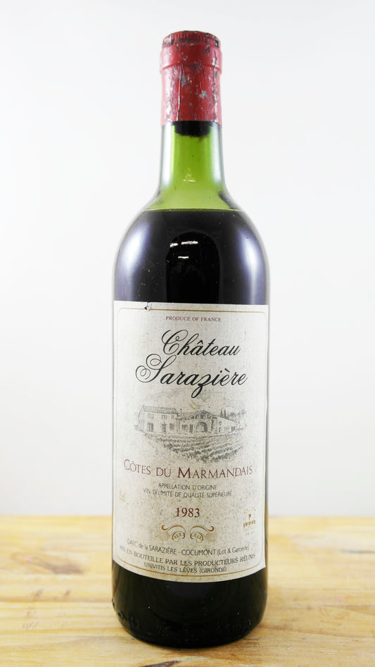 Vin Année 1983 Château Sarazière