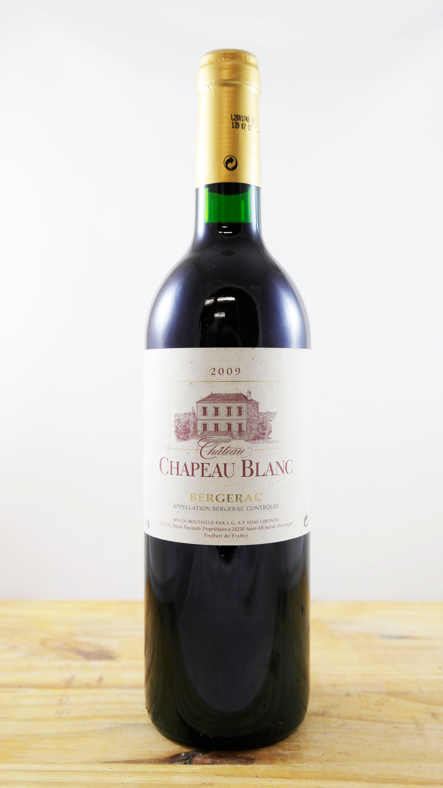 Vin Année 2009 Château Chapeau Blanc