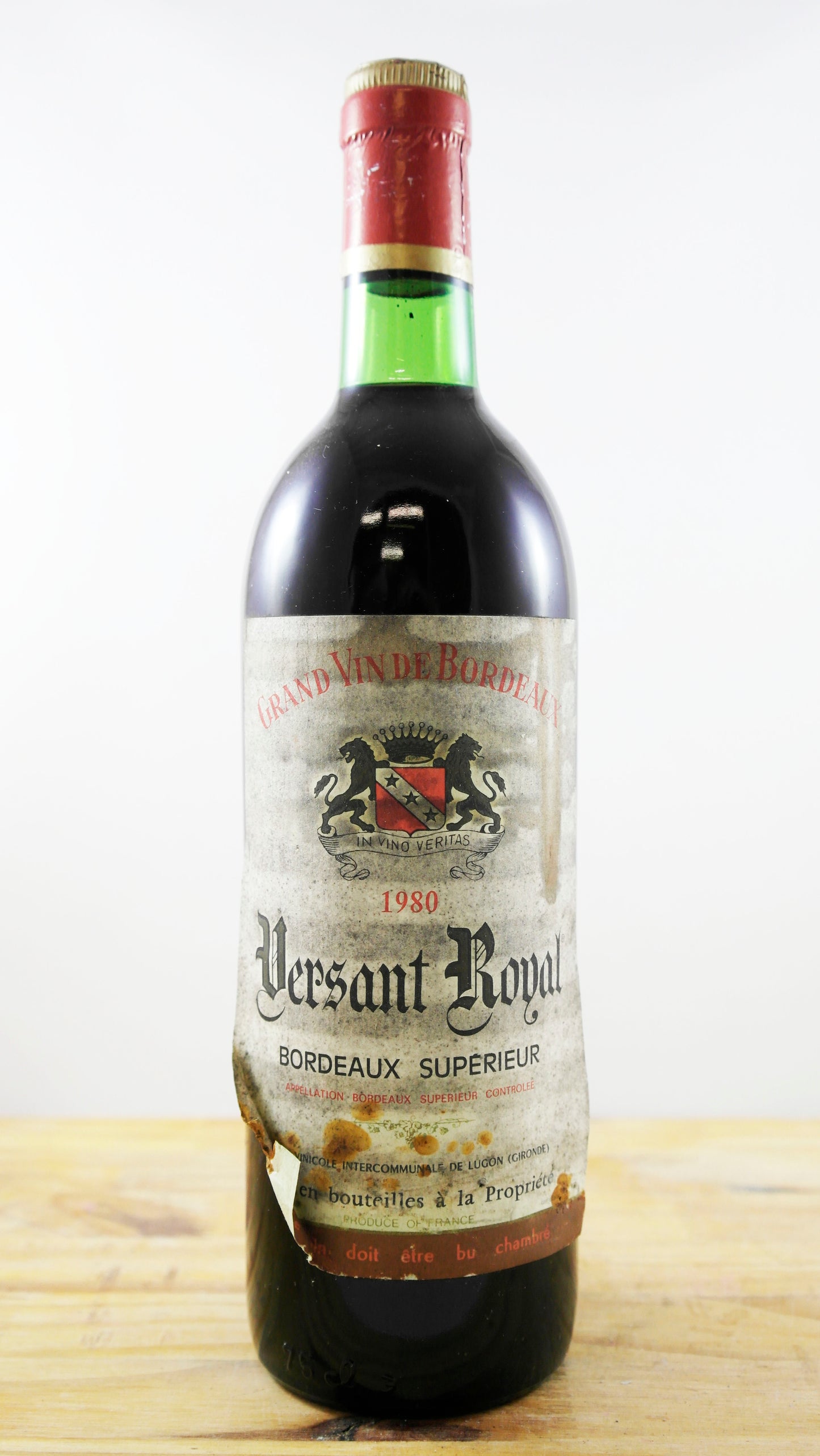 Vin Année 1980 Versant Royal