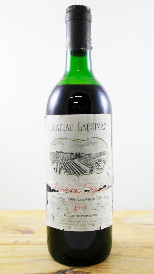 Vin Année 1988 Château Ladumaze Duresse