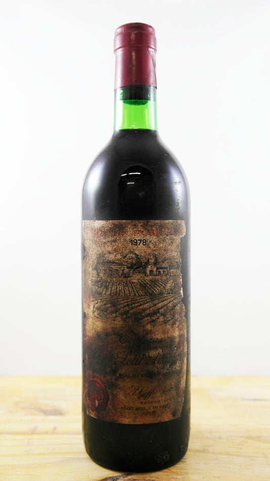 Vin Année 1978 Château Ruat Petit Poujeaux