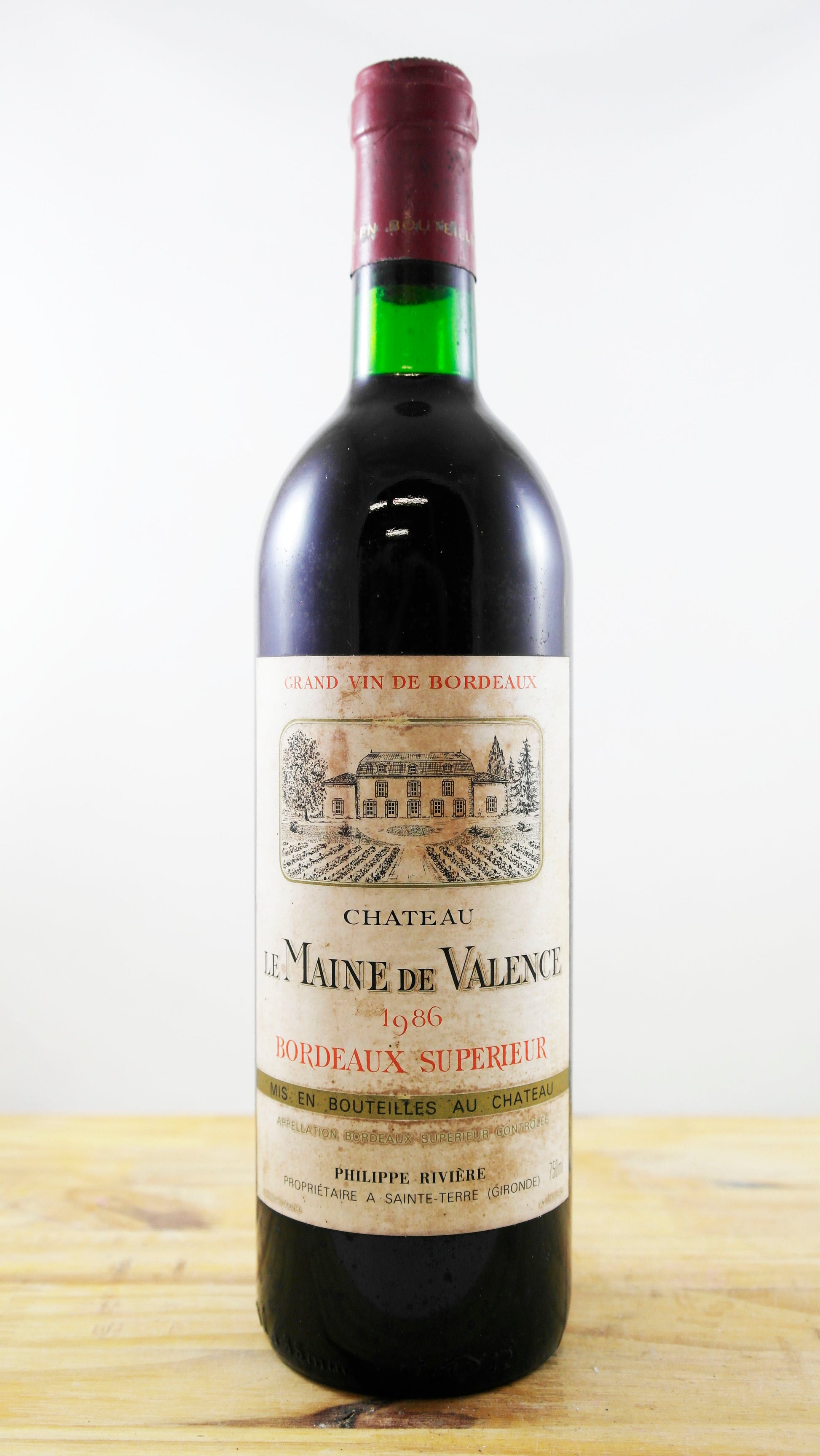 Vin Année 1986 Château le Maine de Valence
