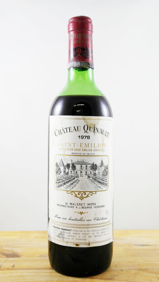 Vin Année 1978 Château Quinault 