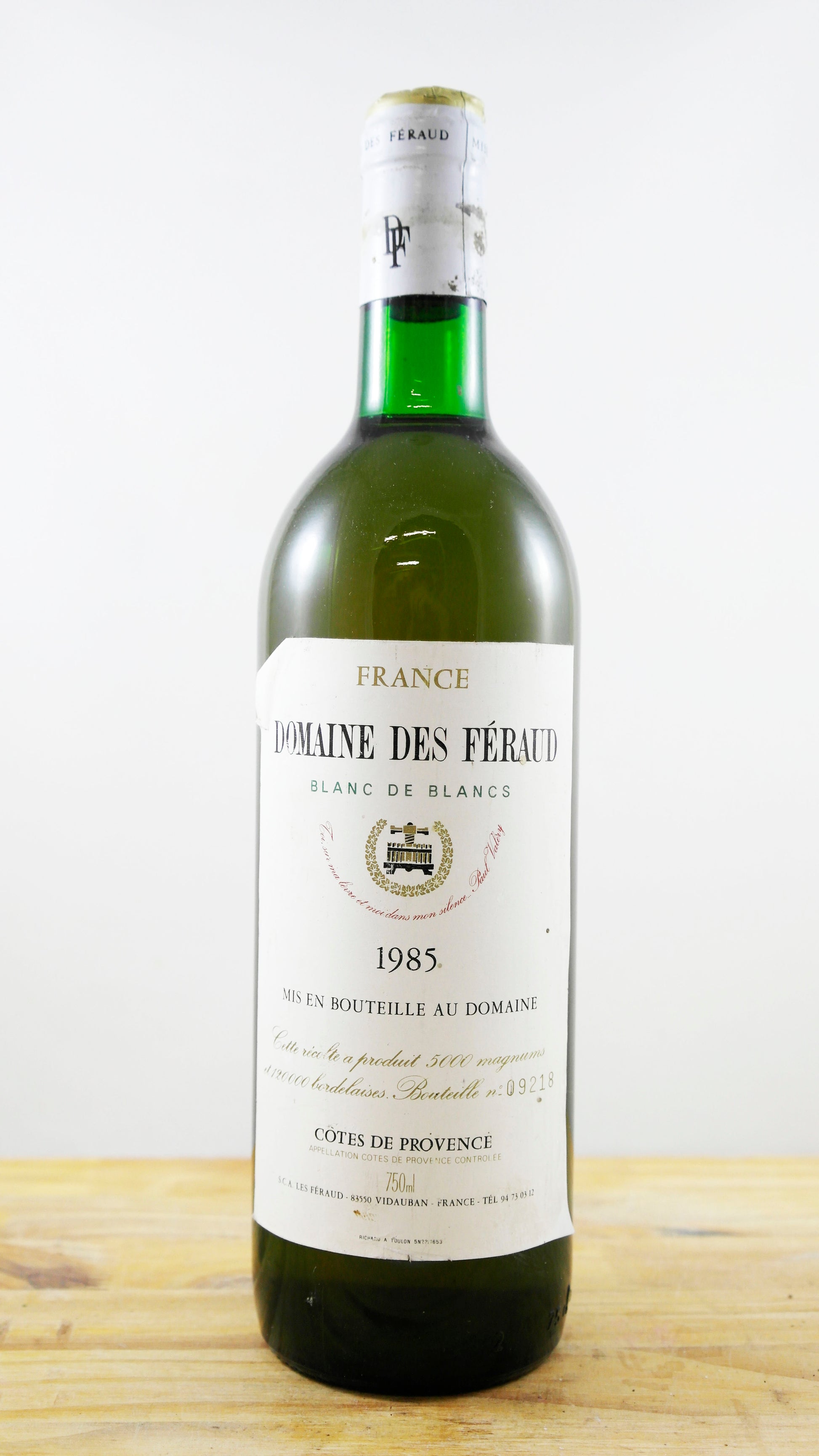 Vin Année 1985 Domaine des Féraud