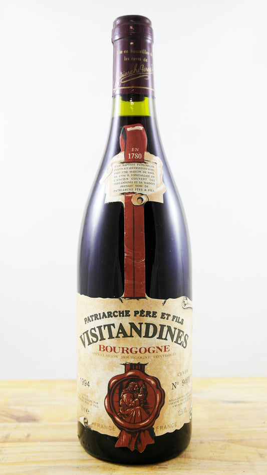 Vin Année 1994 Patriarche Père et Fils Visitandines