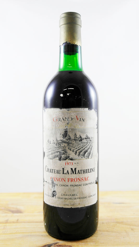 Vin Année 1973 Château La Matheline