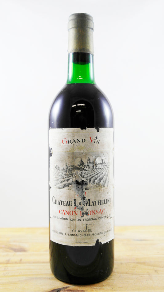 Vin Année 1973 Château La Matheline
