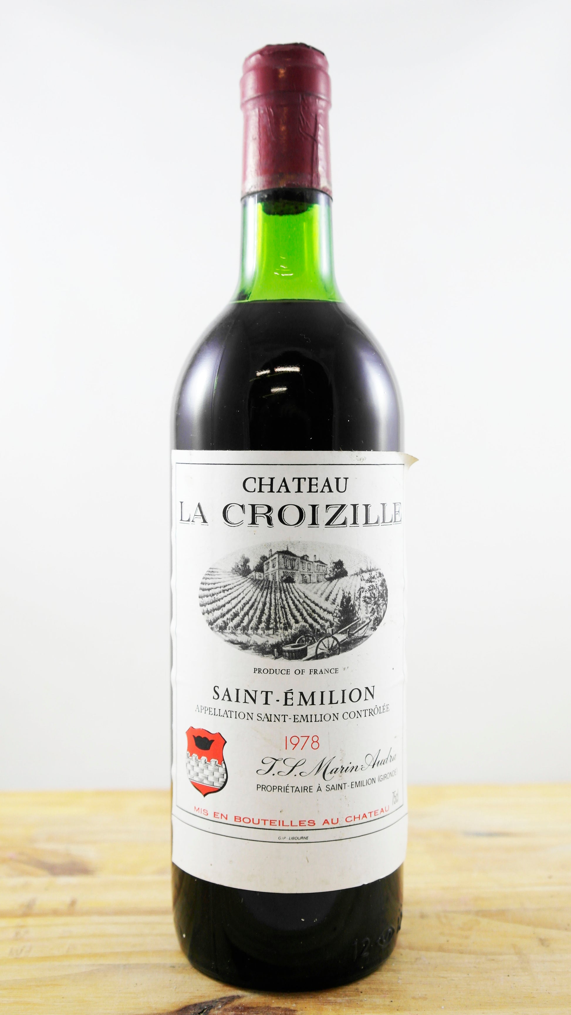 Vin Année 1978 Château La Croizille