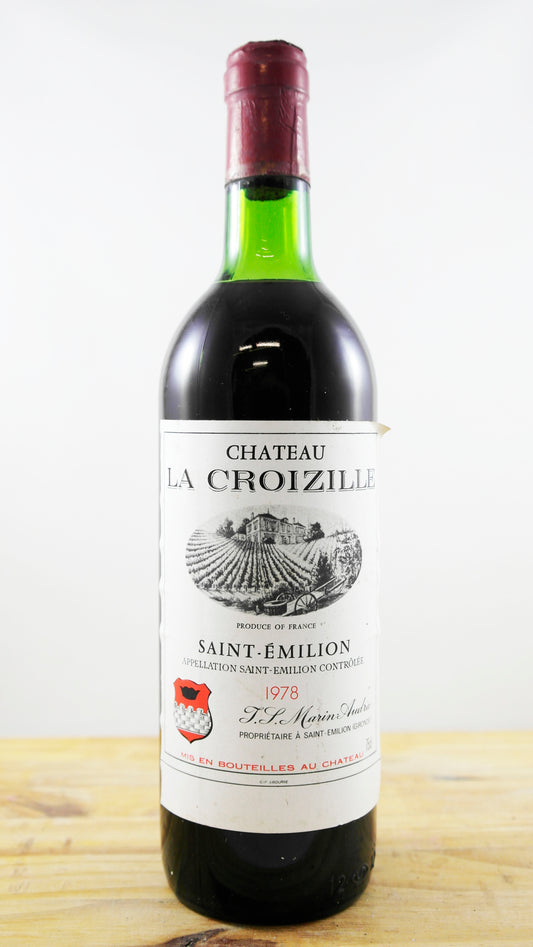 Vin Année 1978 Château La Croizille