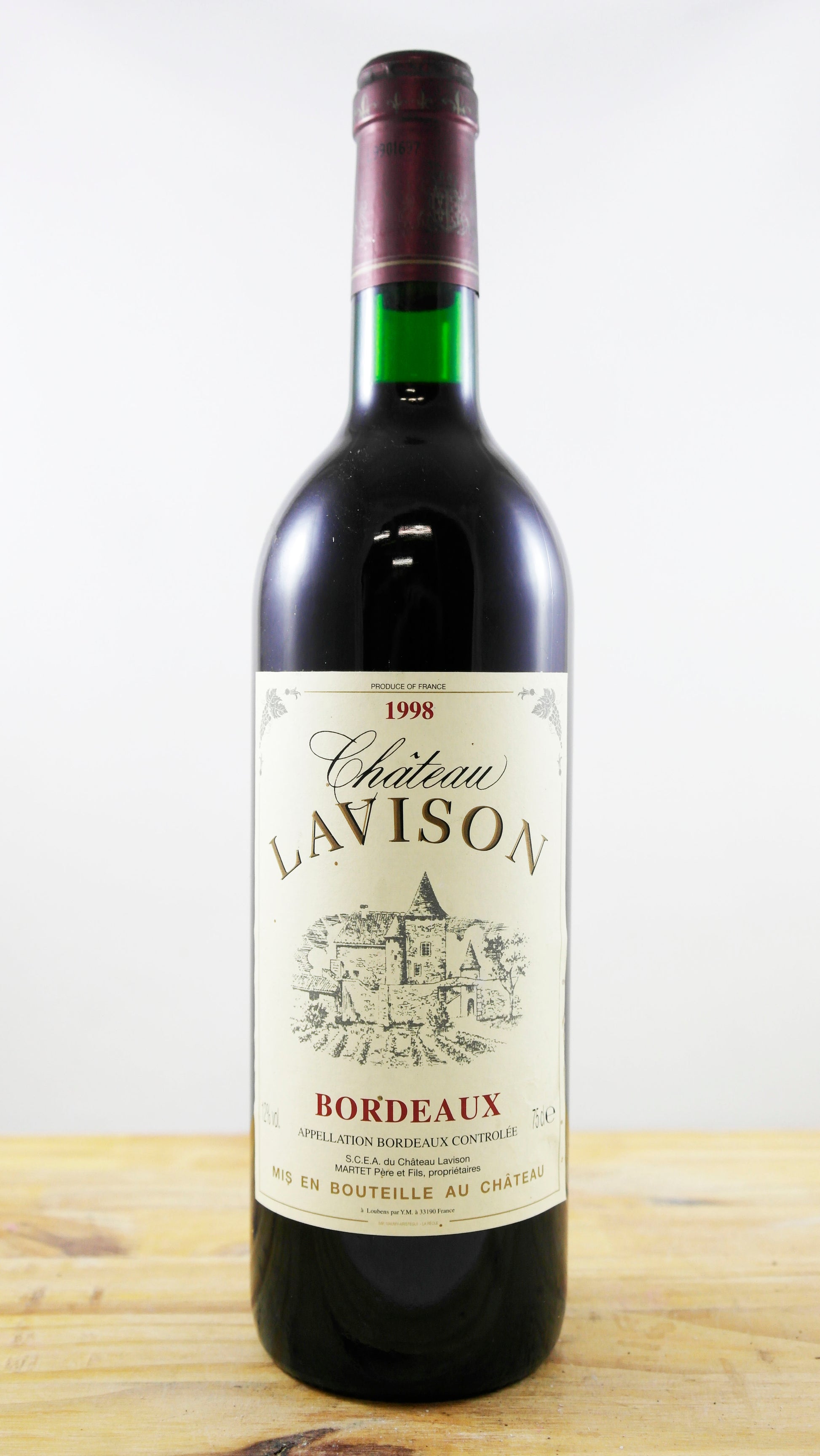 Vin Année 1998 Château Lavison