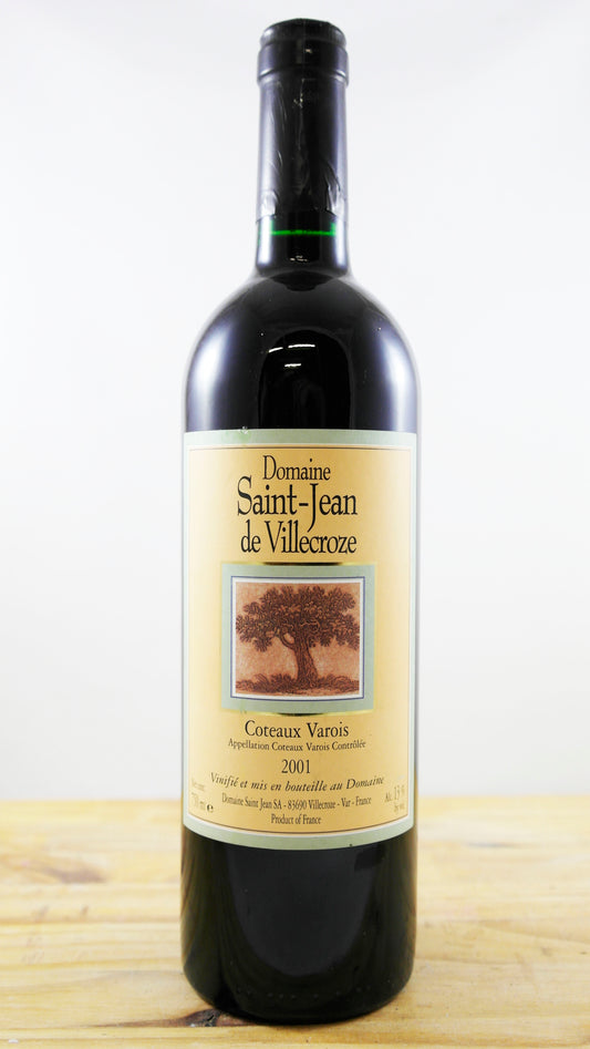 Vin Année 2001 Domaine Saint-Jean de Villecroze