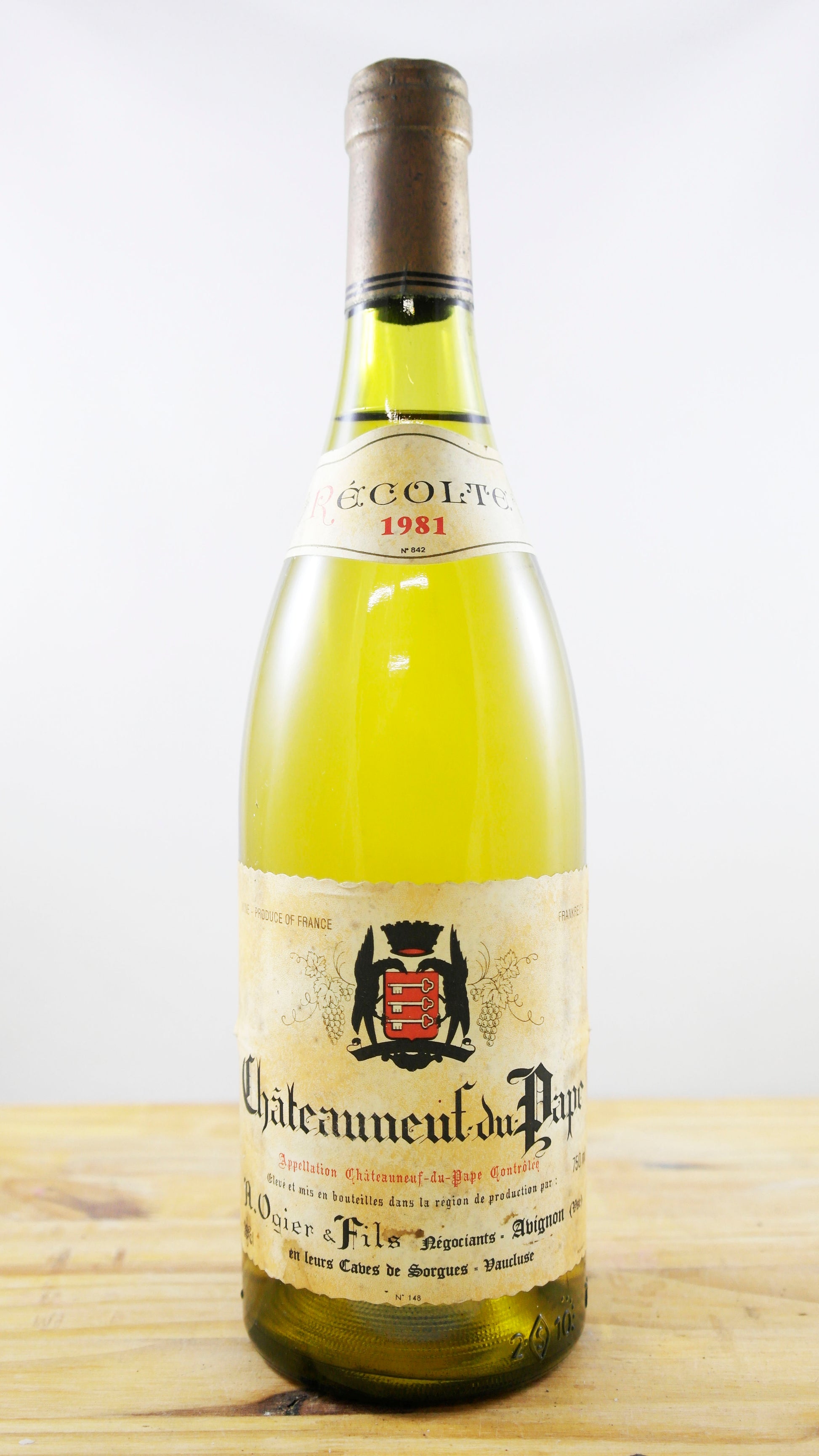 Vin Année 1981 Châteauneuf-du-Pape Ogier & Fils