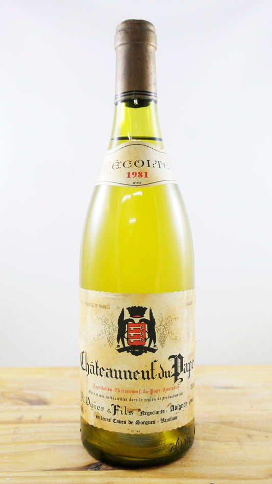 Vin Année 1981 Châteauneuf-du-Pape Ogier & Fils