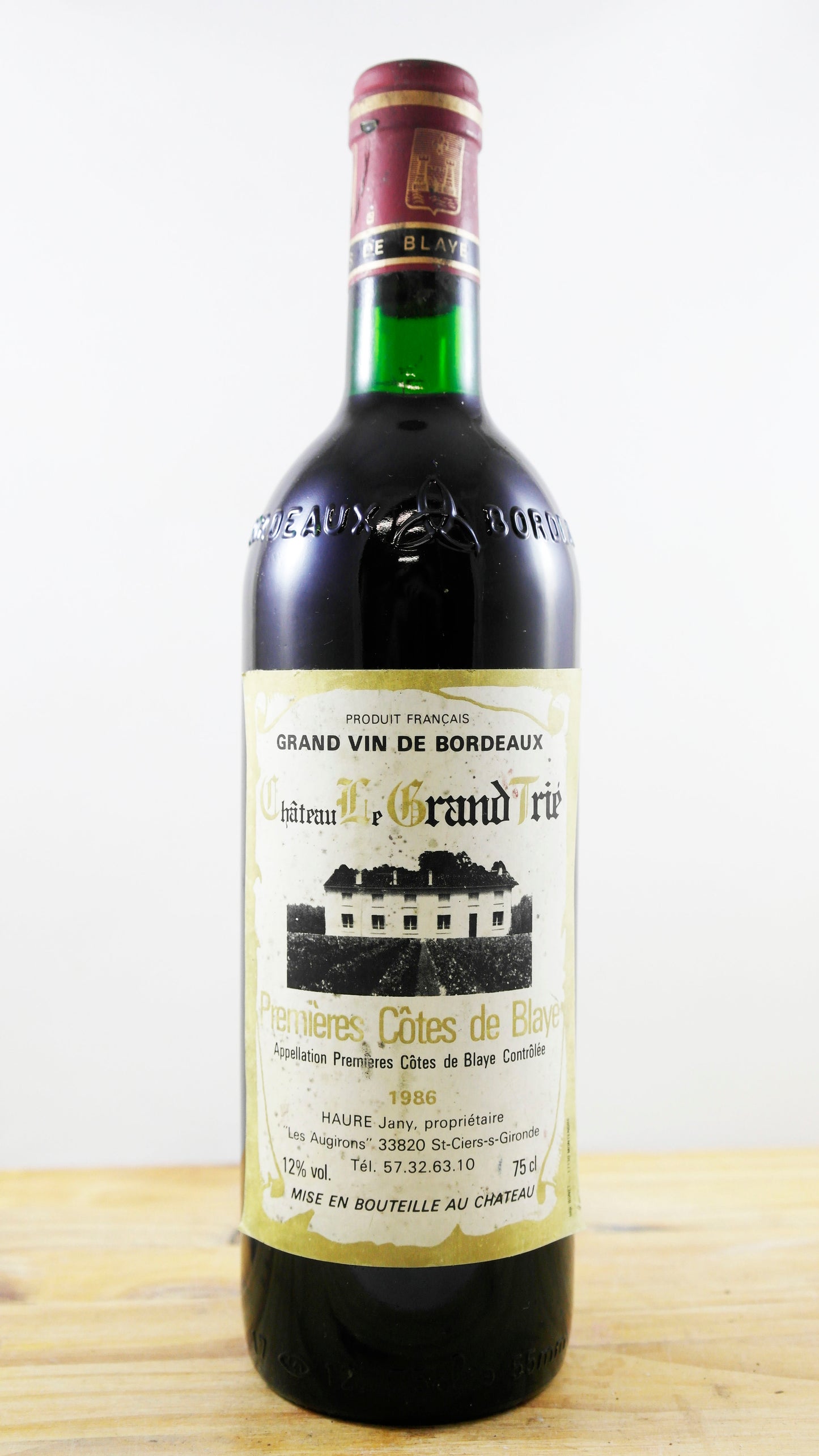 Vin Année 1986 Château le Grand Trié