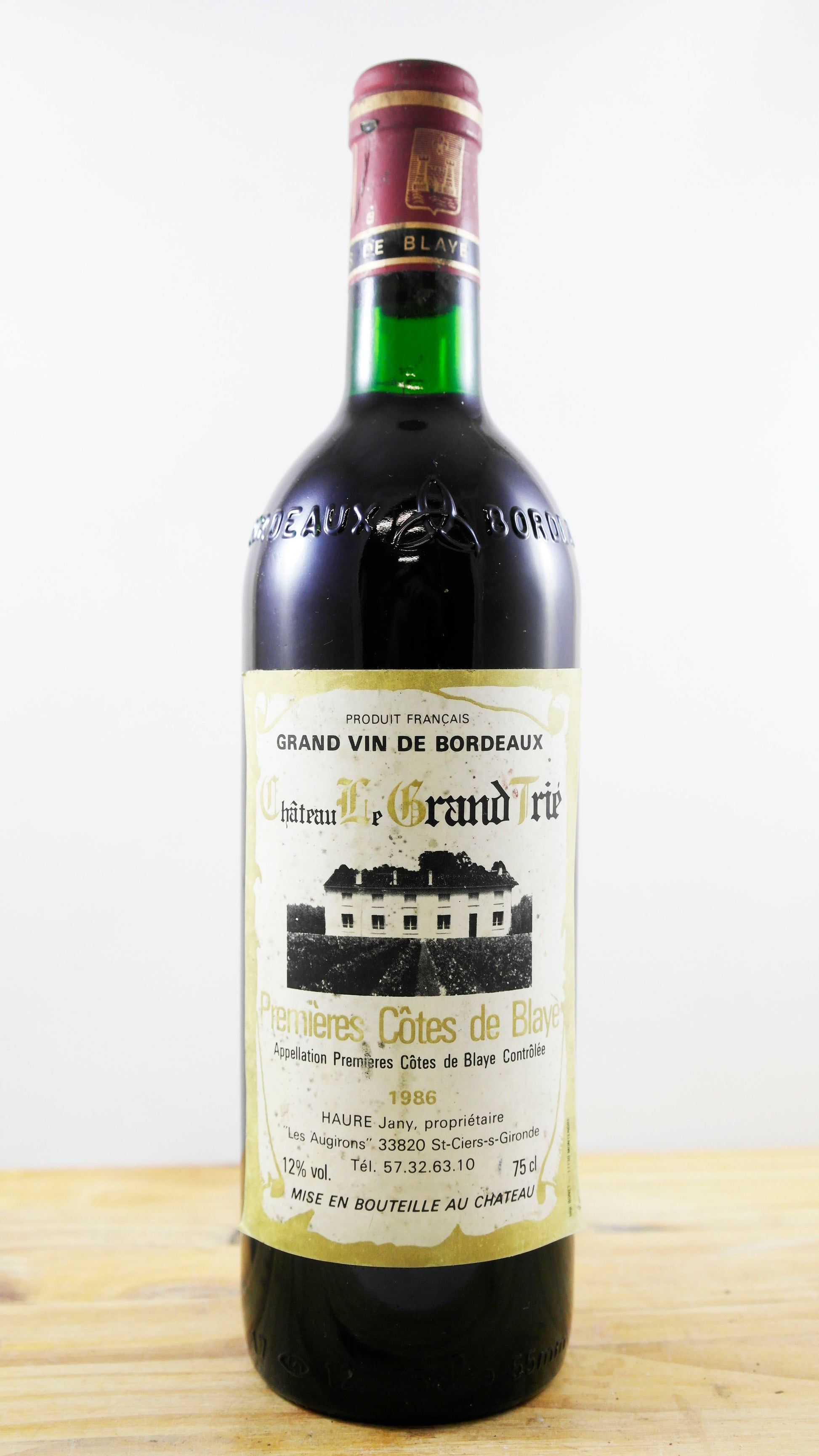Vin Année 1986 Château le Grand Trié