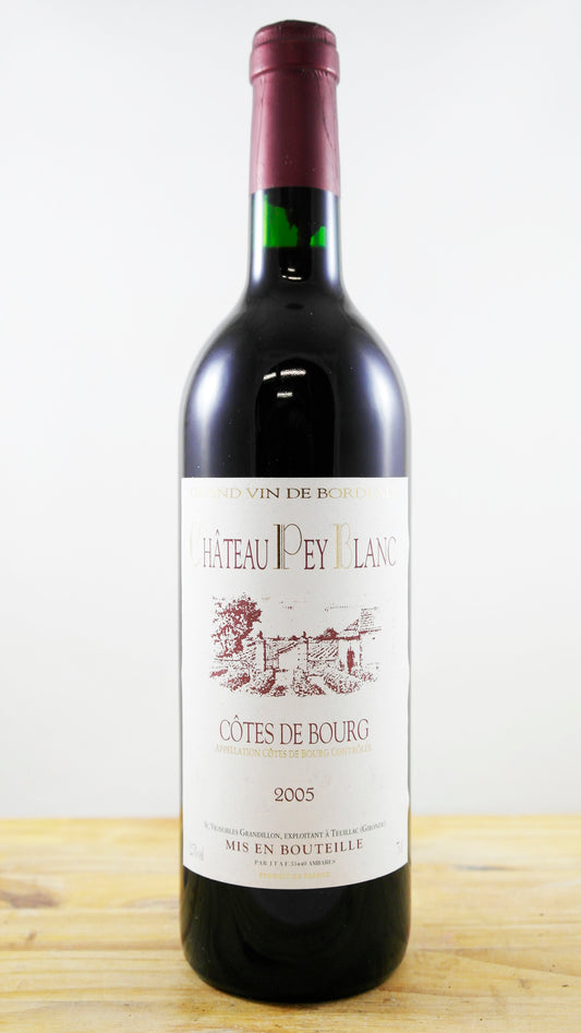 Vin Année 2005 Château Pey Blanc