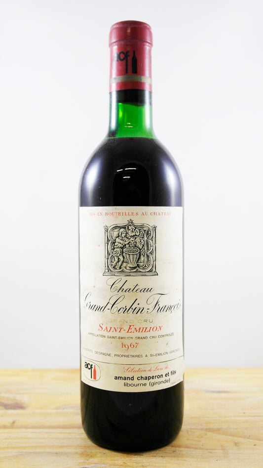 Vin Année 1967 Château Grand-Corbin-François