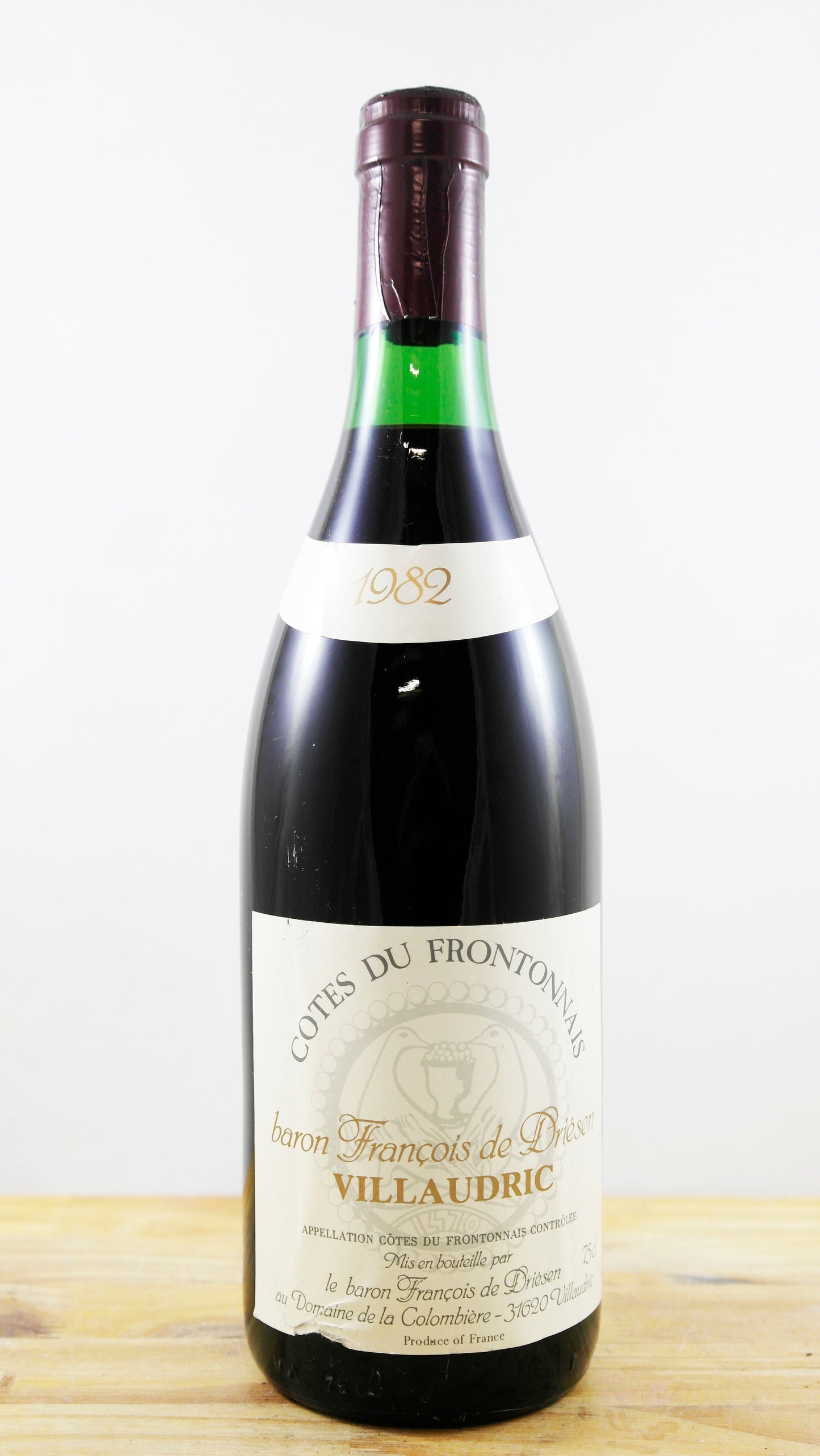 Vin Année 1982 Baron François de Driésen Villaudric