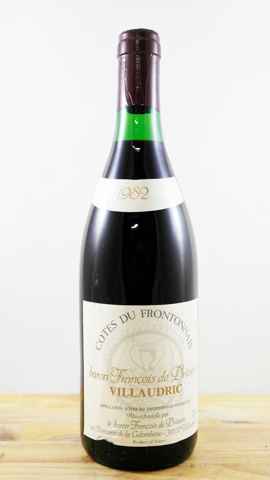 Vin Année 1982 Baron François de Driésen Villaudric