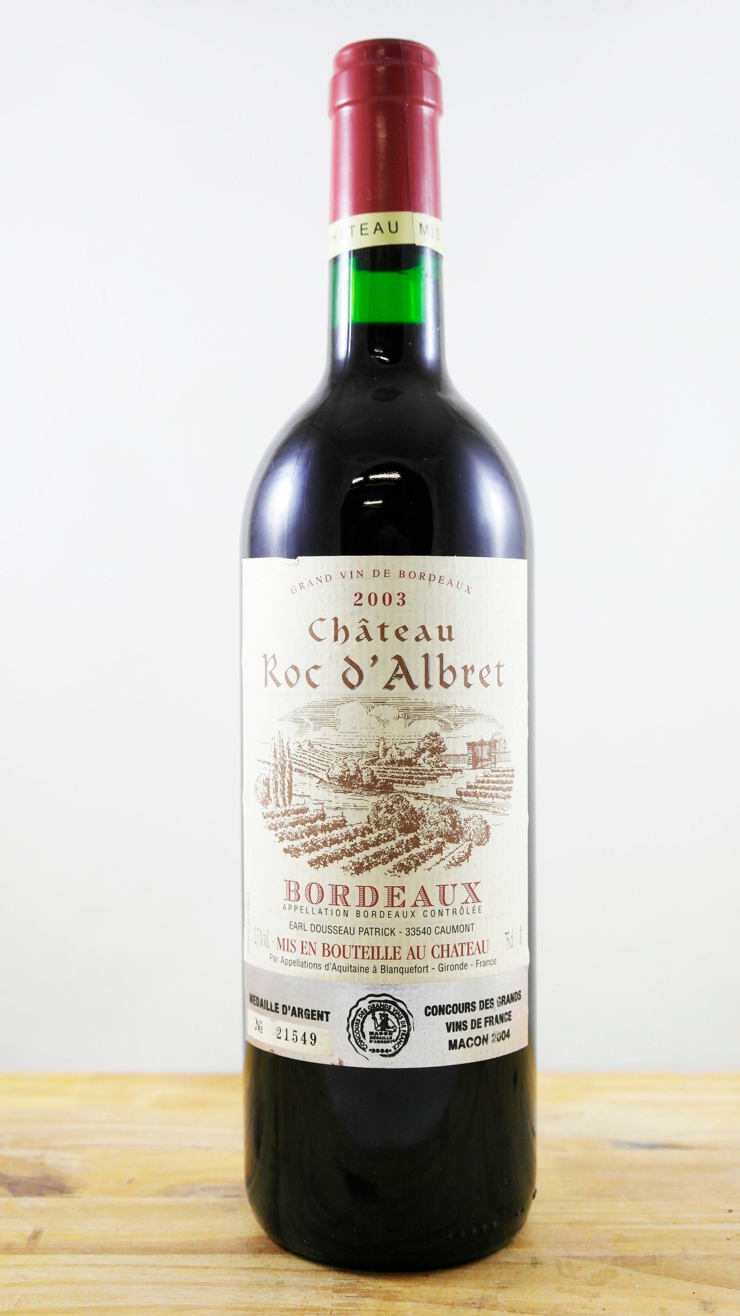 Vin Année 2003 Château Roc d'Albert