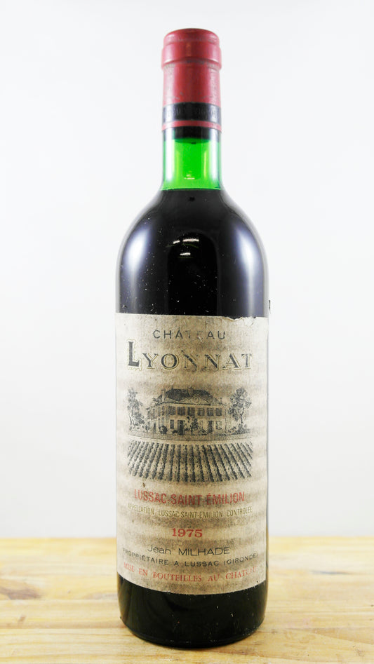 Vin Année 1975 Château Lyonnat Jean Milhade
