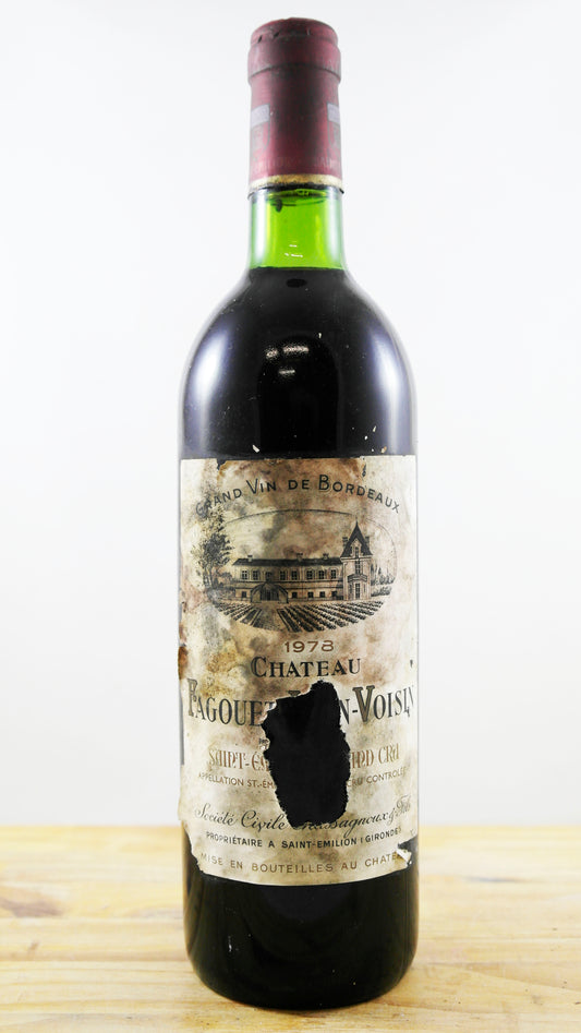 Vin Année 1978 Château Fagouet Jean-Voisin