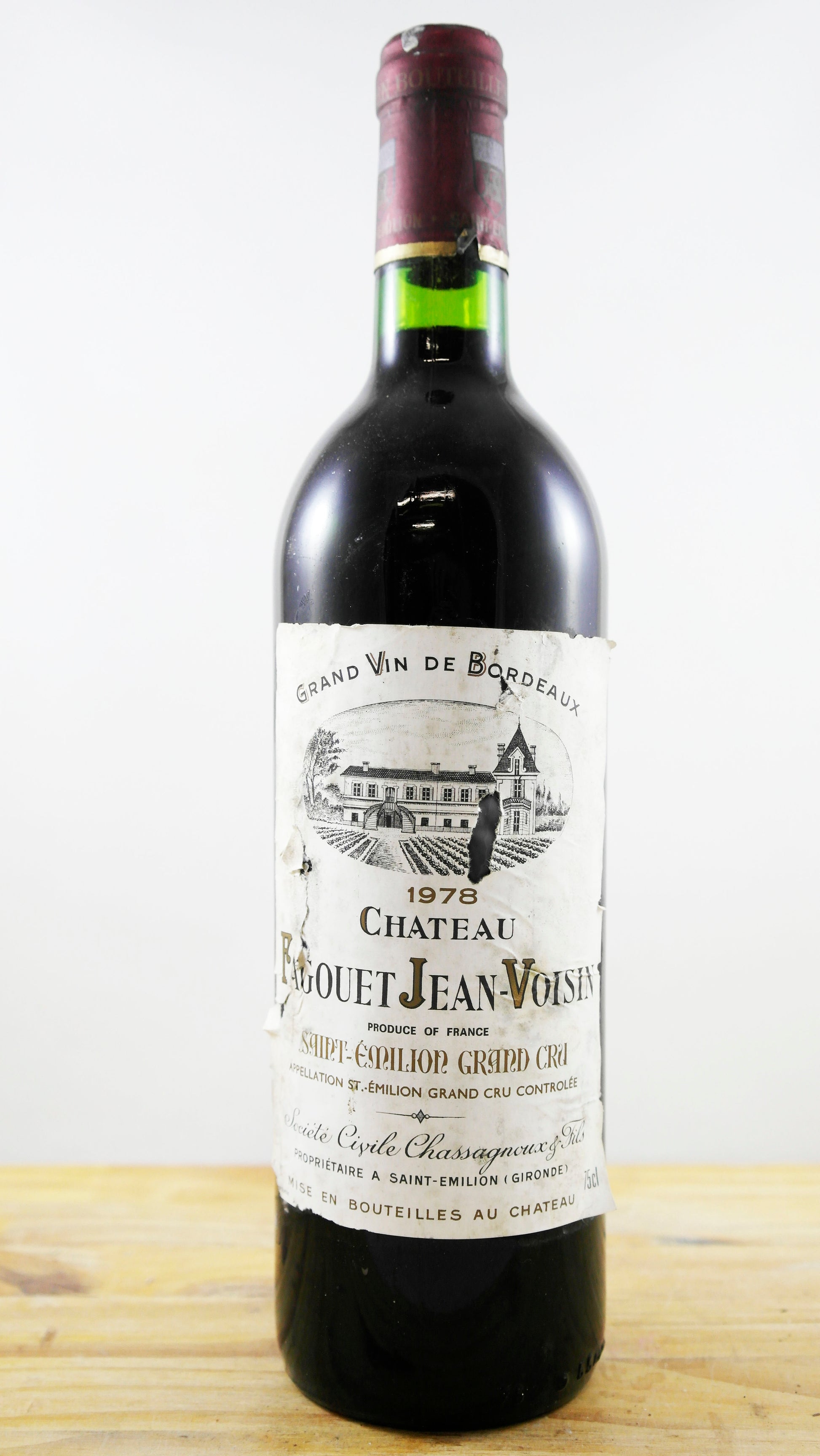 Vin Année 1978 Château Fagouet Jean-Voisin