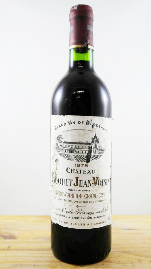 Vin Année 1978 Château Fagouet Jean-Voisin