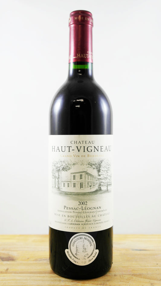Vin Année 2002 Château Haut-Vigneau