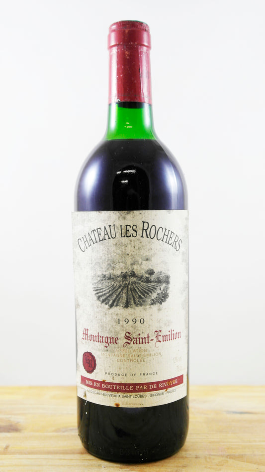 Vin Année 1990 Château Les Rochers De Rivoyre