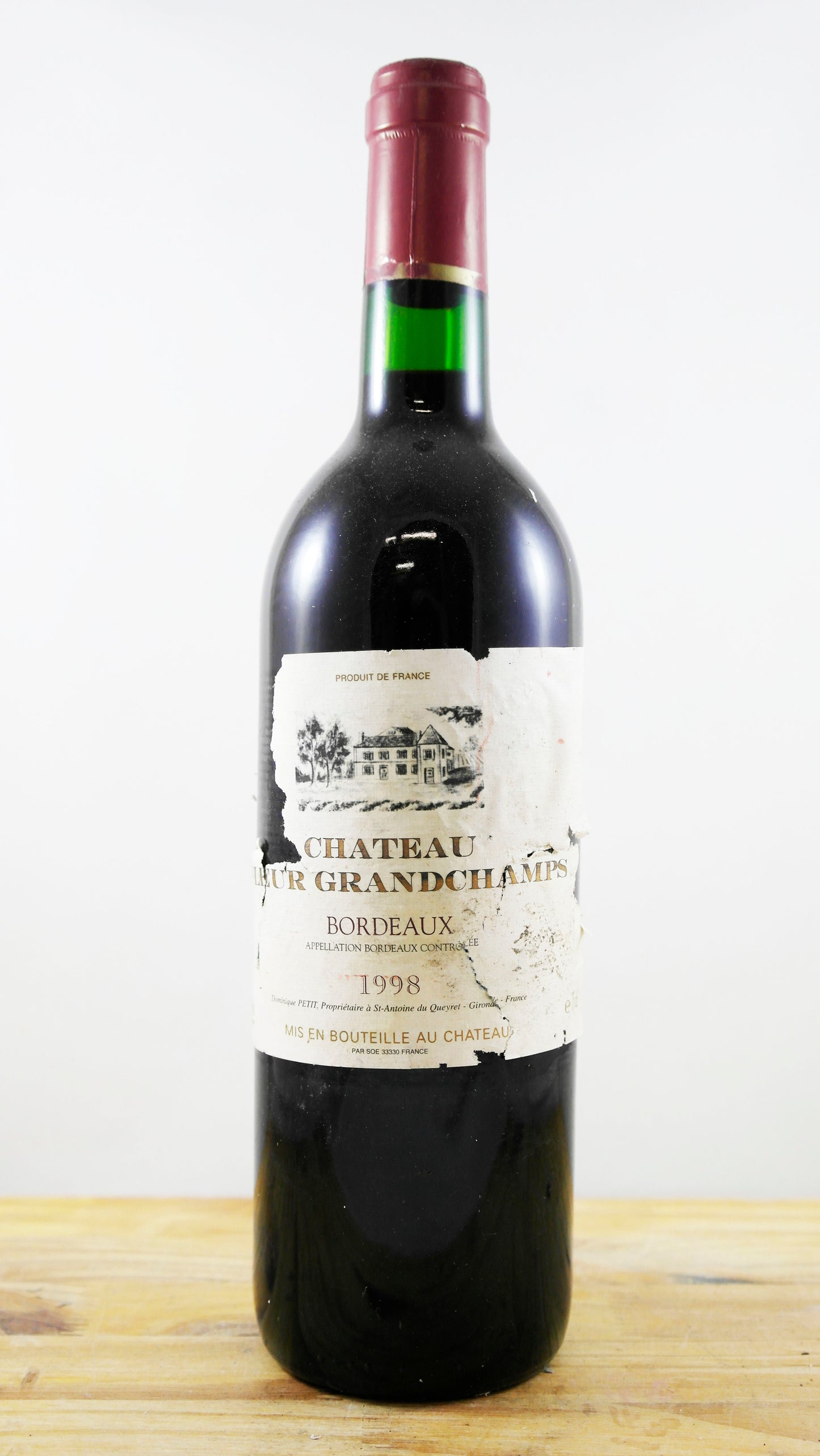 Vin Année 1998 Château Fleur Grandchamps