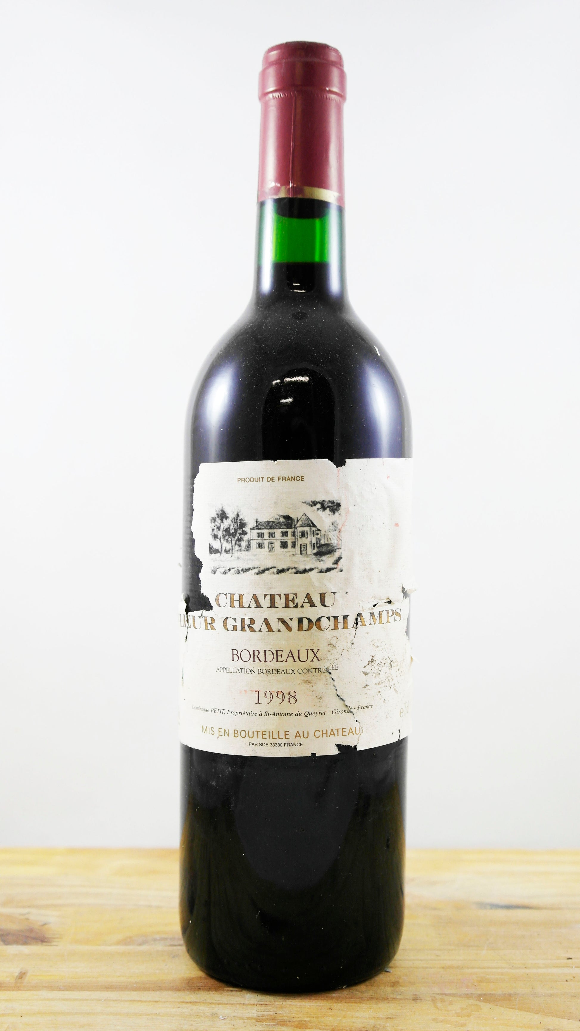 Vin Année 1998 Château Fleur Grandchamps