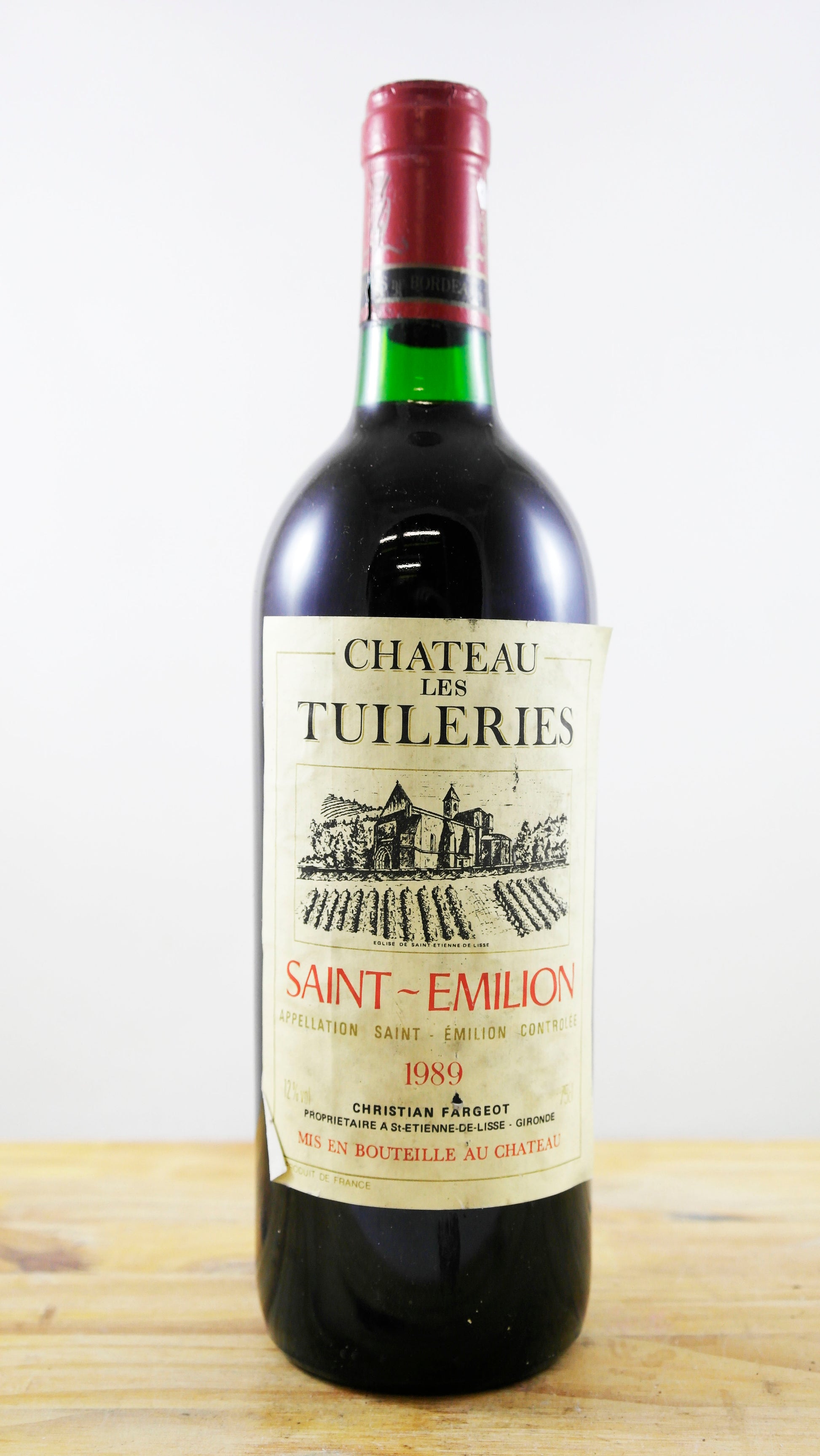 Vin Année 1989 Château Les Tuileries Christian Fargeot