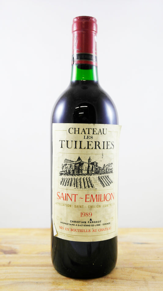 Vin Année 1989 Château Les Tuileries Christian Fargeot
