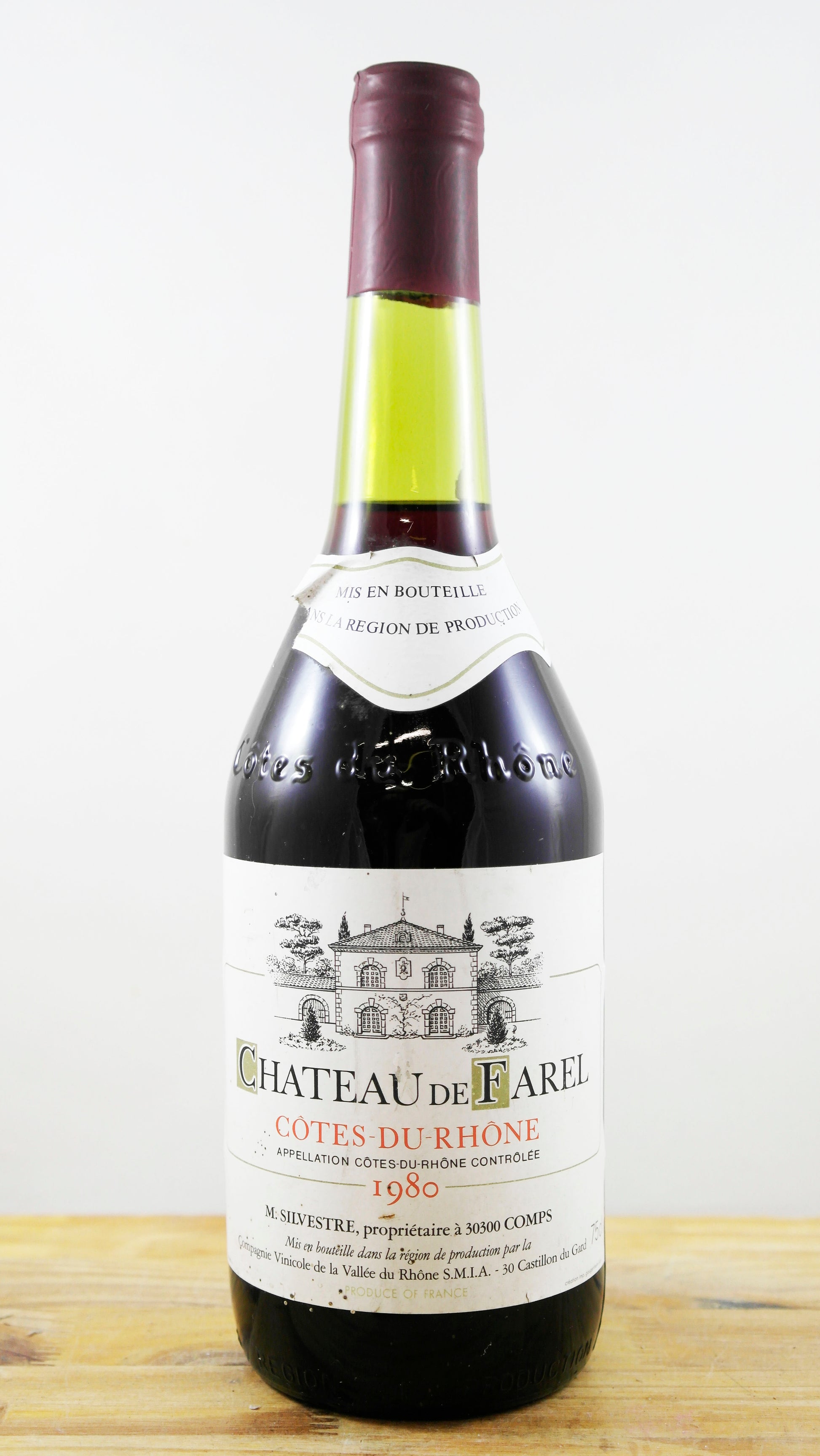 Vin Année 1980 Château De Farel