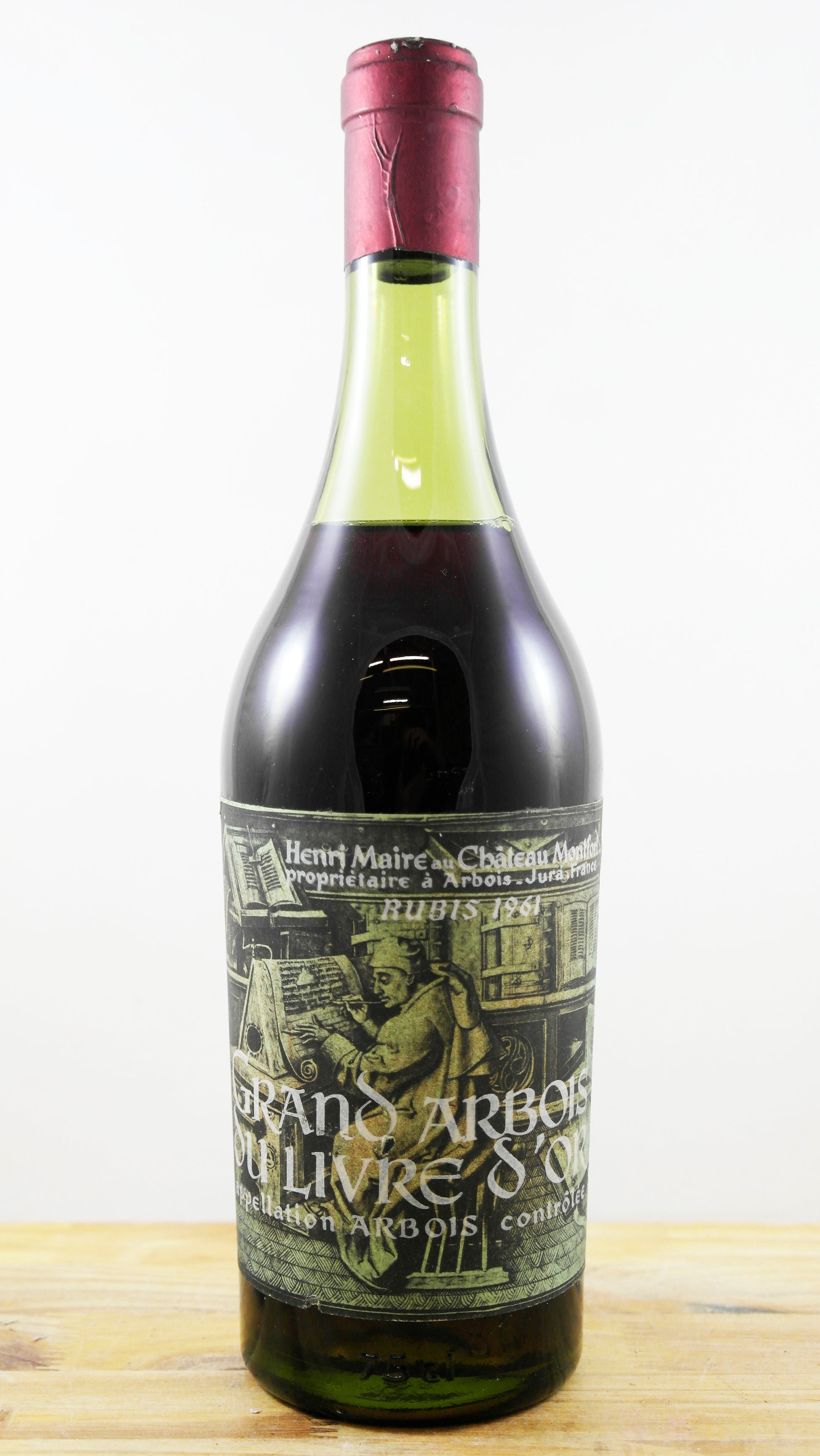 Vin Année 1961 Château Montfort Grand Arbois du Livre d'Or 