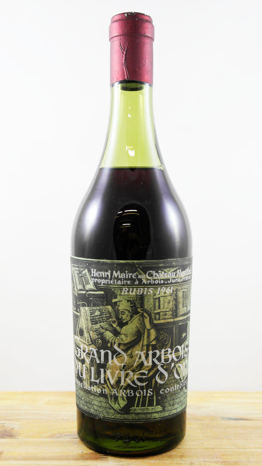 Vin Année 1961 Château Montfort Grand Arbois du Livre d'Or 