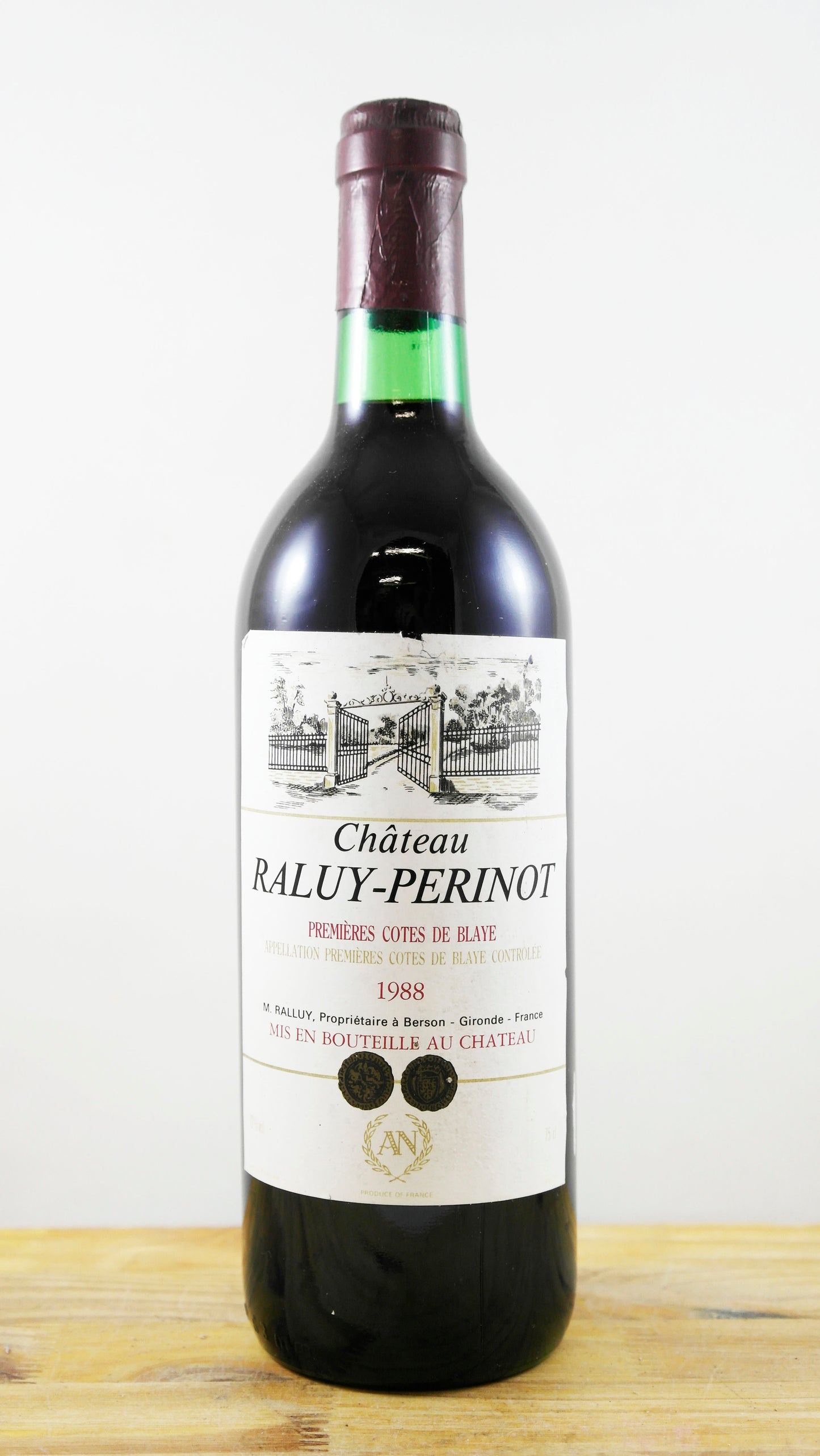Vin Année 1988 Château Raluy-Perinot