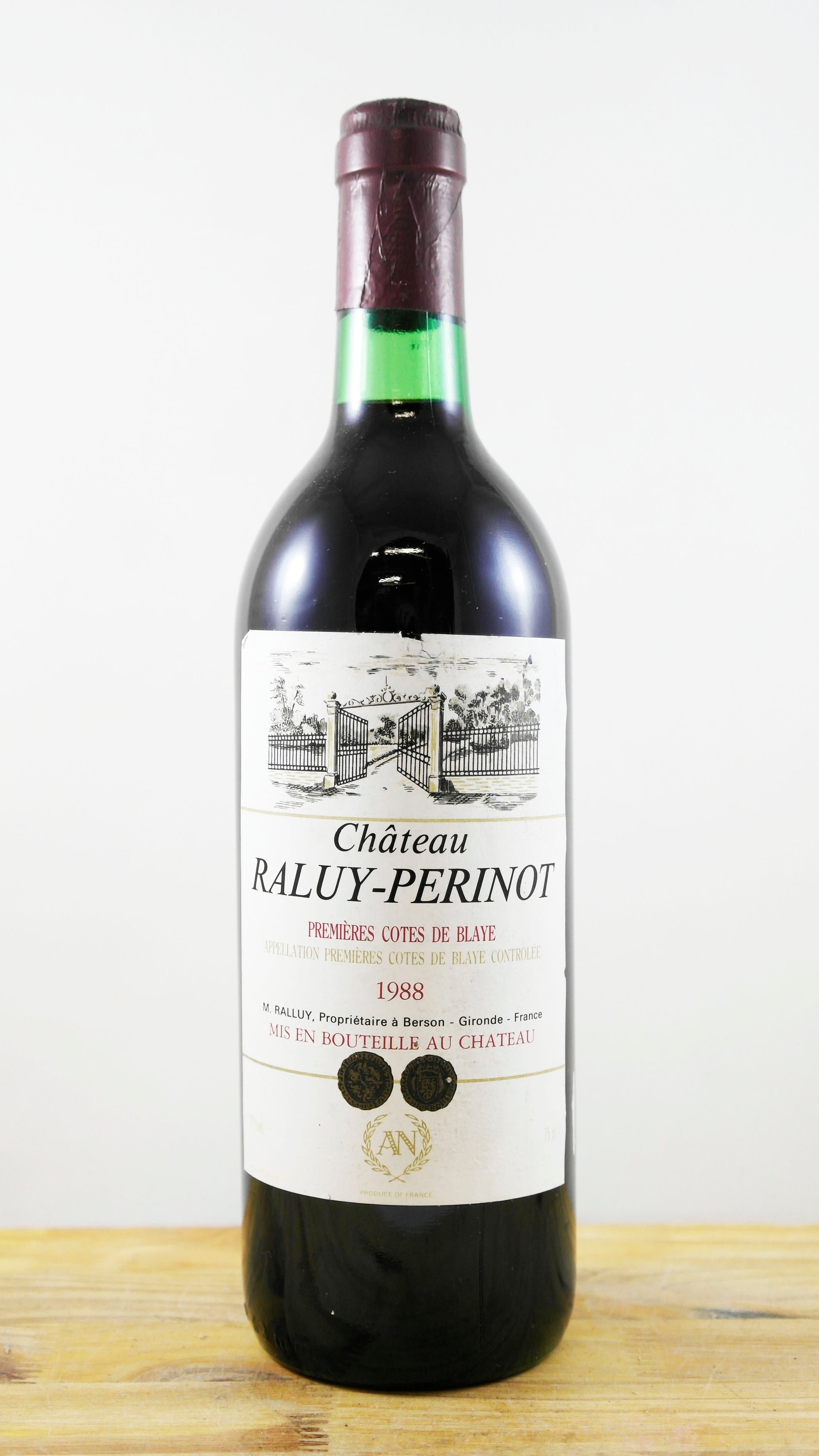 Vin Année 1988 Château Raluy-Perinot