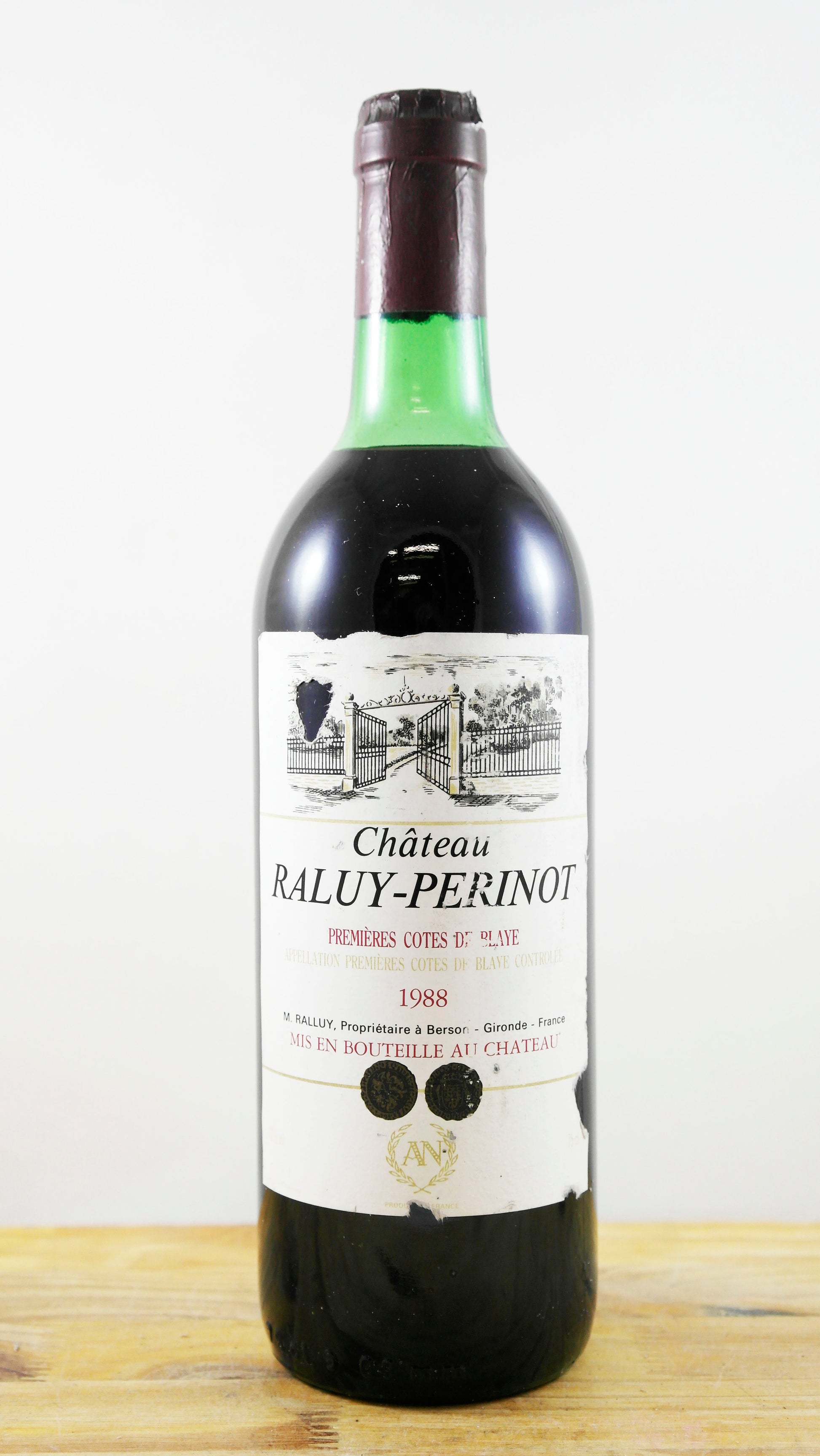 Vin Année 1988 Château Raluy-Perinot