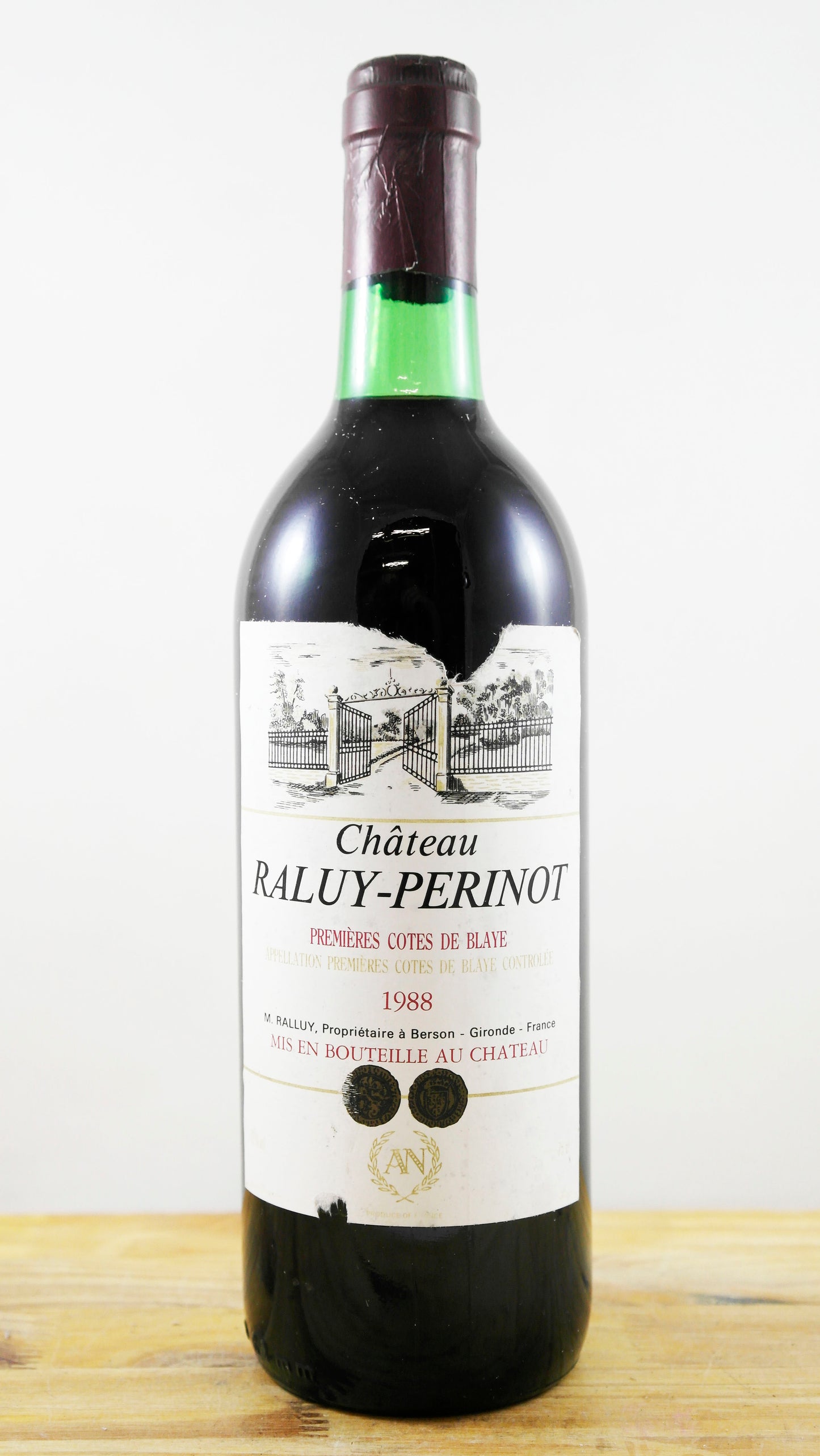 Vin Année 1988 Château Raluy-Perinot