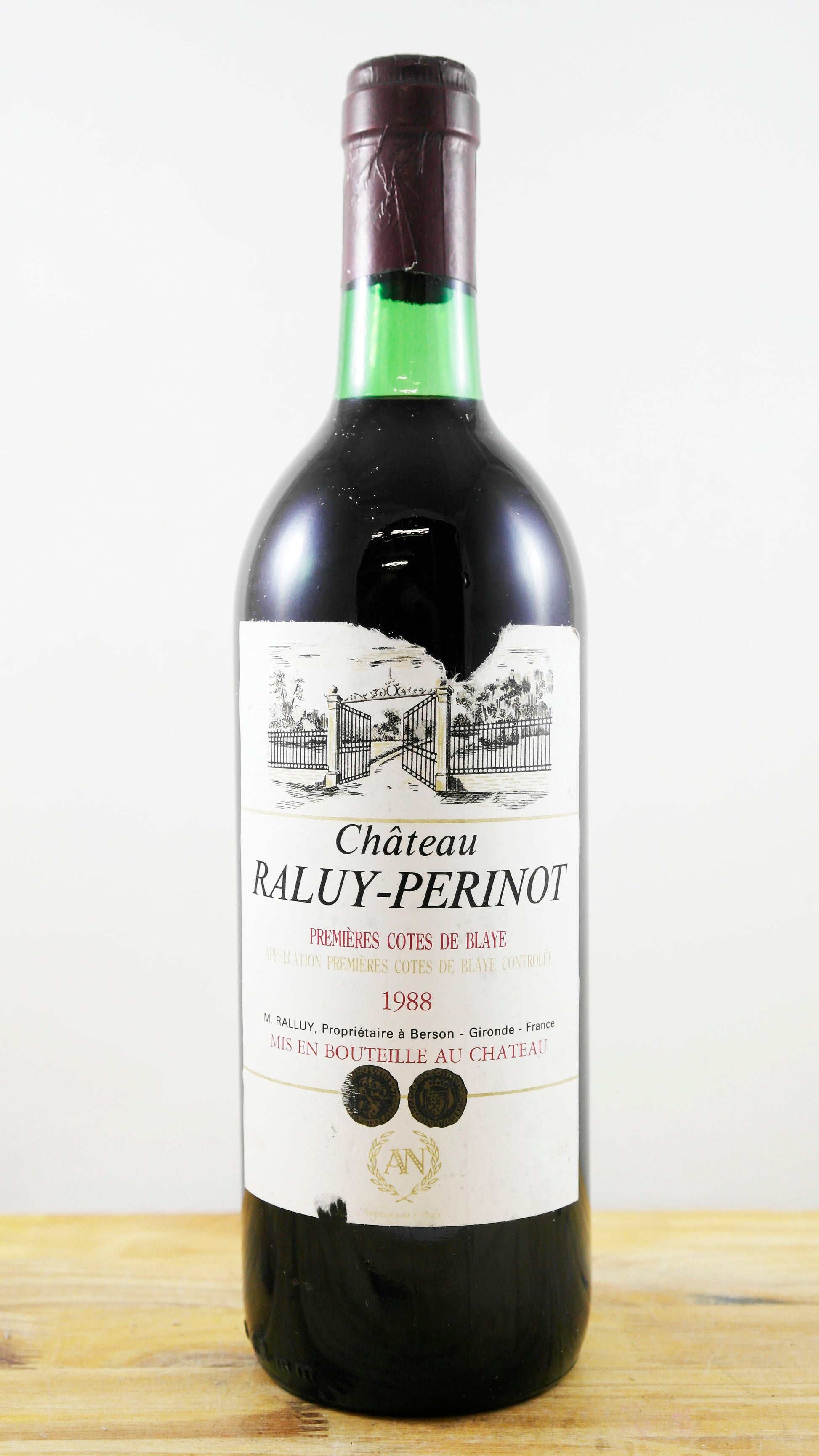 Vin Année 1988 Château Raluy-Perinot