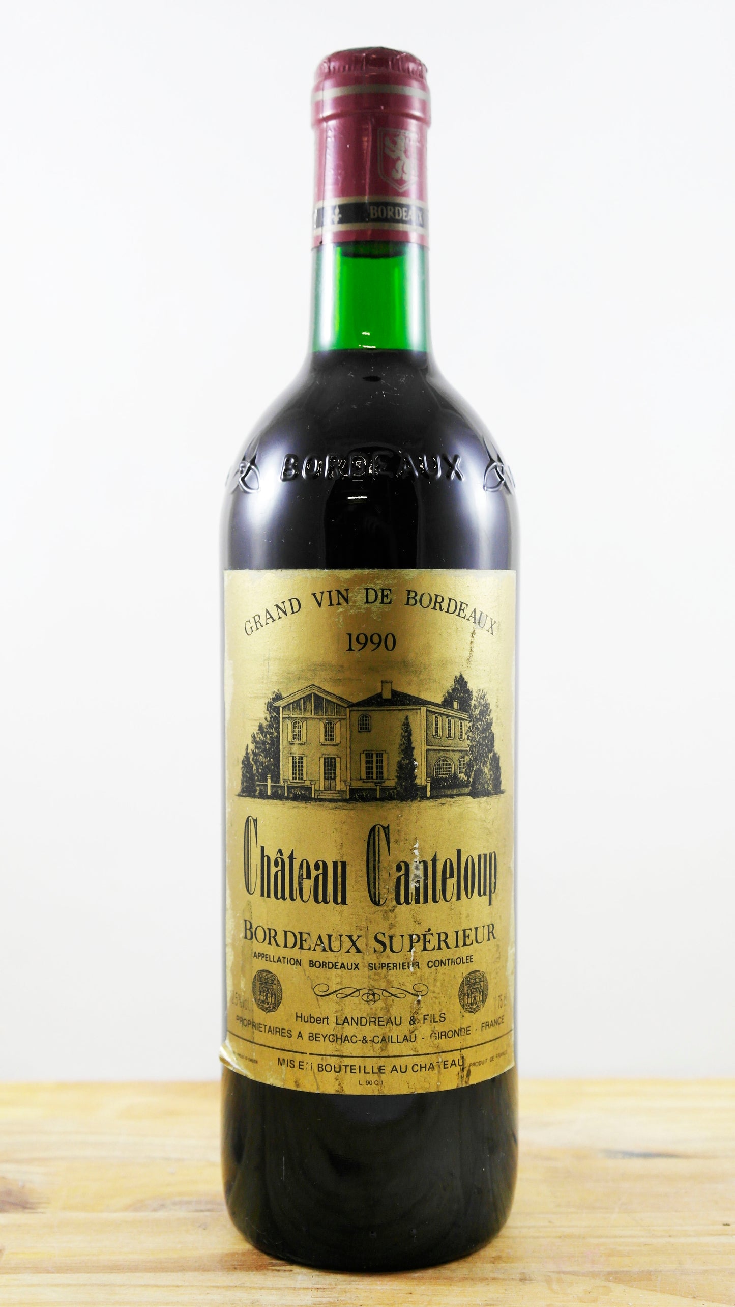 Vin Année 1990 Château Canteloup Landreau et Fils