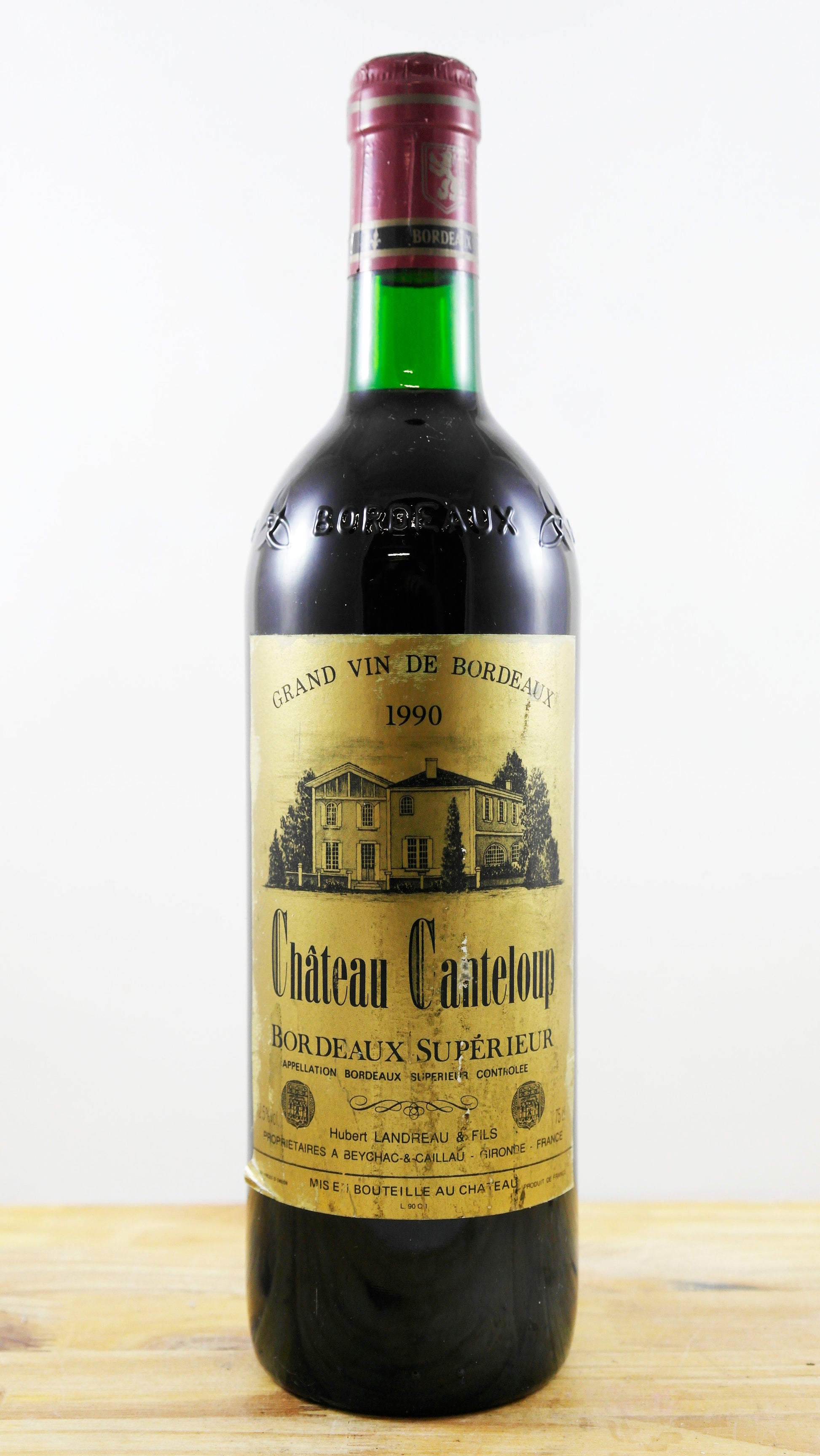 Vin Année 1990 Château Canteloup Landreau et Fils