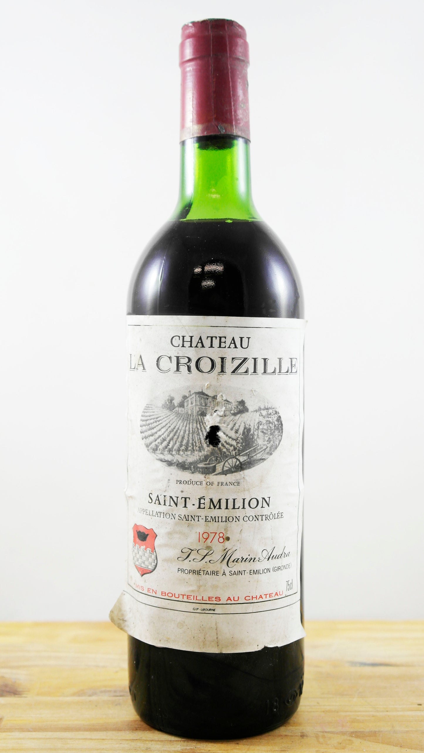 Vin Année 1978 Château La Croizille