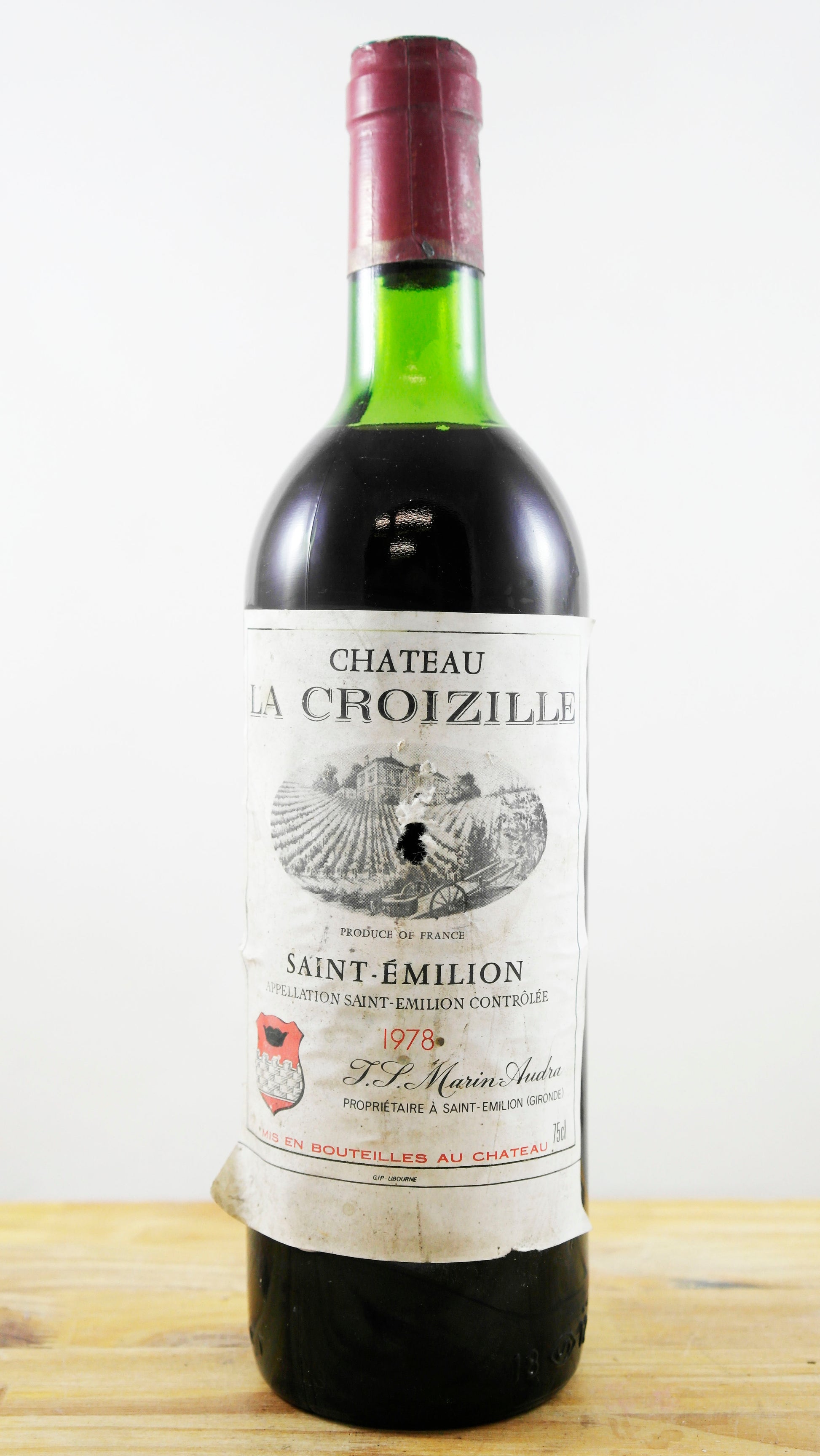 Vin Année 1978 Château La Croizille